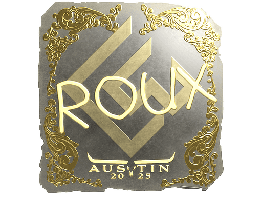 Sticker | ROUX (Gold) | Austin 2025 (Sticker | ROUX (Gold) | Austin 2025)