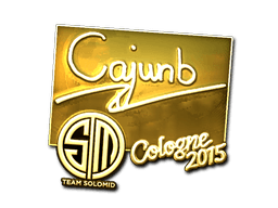 Sticker | cajunb (Gold) | Cologne 2015 (Sticker | cajunb (Gold) | Cologne 2015)