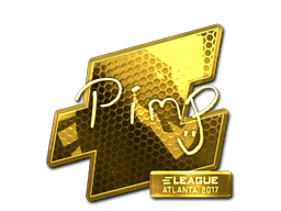 Sticker | Pimp (Gold) | Atlanta 2017 (Sticker | Pimp (Gold) | Atlanta 2017)