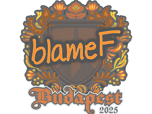 Sticker | blameF | Budapest 2025 (Sticker | blameF | Budapest 2025)