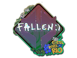 Sticker | FalleN (Glitter) | Rio 2022 (Sticker | FalleN (Glitter) | Rio 2022)