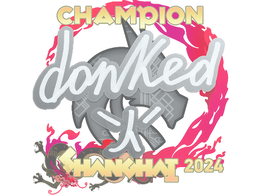 Sticker | donk (Champion) | Shanghai 2024 (Sticker | donk (Champion) | Shanghai 2024)