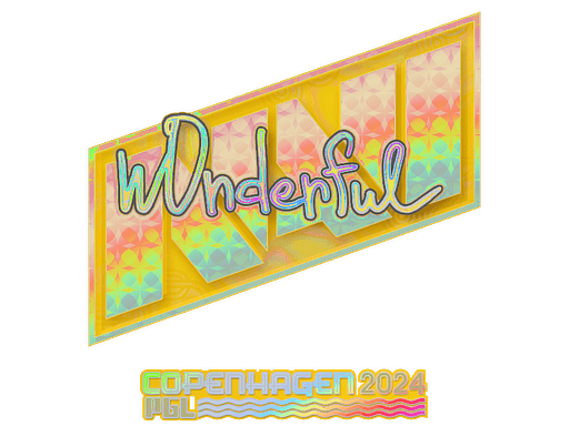 Sticker | w0nderful (Holo) | Copenhagen 2024 (Sticker | w0nderful (Holo) | Copenhagen 2024)