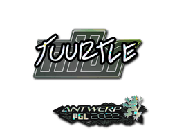 Sticker | Tuurtle (Glitter) | Antwerp 2022 (Sticker | Tuurtle (Glitter) | Antwerp 2022)