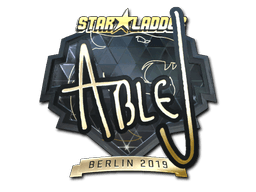 Sticker | ableJ (Gold) | Berlin 2019 (Sticker | ableJ (Gold) | Berlin 2019)