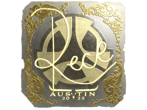 Sticker | reck (Gold) | Austin 2025 (Sticker | reck (Gold) | Austin 2025)