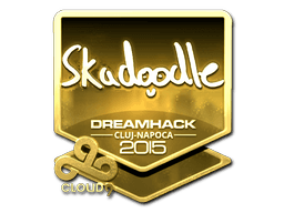 Sticker | Skadoodle (Gold) | Cluj-Napoca 2015 (Sticker | Skadoodle (Gold) | Cluj-Napoca 2015)