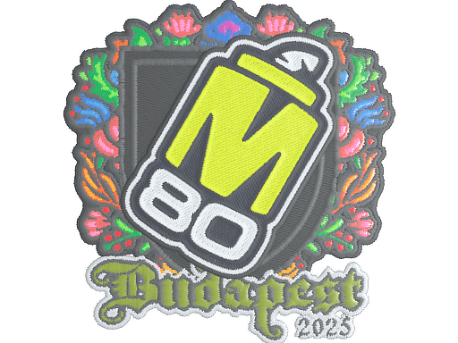 Sticker | M80 (Embroidered) | Budapest 2025 (Sticker | M80 (Embroidered) | Budapest 2025)