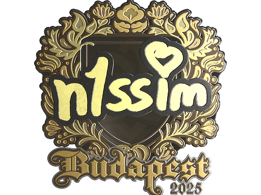 Sticker | n1ssim (Gold) | Budapest 2025 (Sticker | n1ssim (Gold) | Budapest 2025)