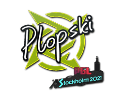 Sticker | Plopski | Stockholm 2021 (Sticker | Plopski | Stockholm 2021)