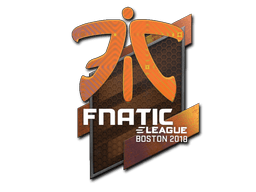 Sticker | Fnatic (Holo) | Boston 2018 (Sticker | Fnatic (Holo) | Boston 2018)