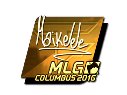 Sticker | Maikelele (Gold) | MLG Columbus 2016 (Sticker | Maikelele (Gold) | MLG Columbus 2016)