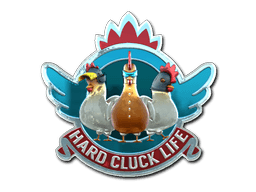 Sticker | Hard Cluck Life (Foil) (Sticker | Hard Cluck Life (Foil))