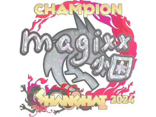Sticker | magixx (Glitter, Champion) | Shanghai 2024 (Sticker | magixx (Glitter, Champion) | Shanghai 2024)
