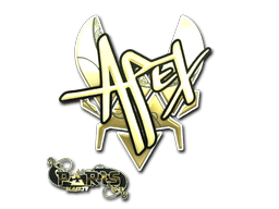 Sticker | apEX (Gold) | Paris 2023 (Sticker | apEX (Gold) | Paris 2023)