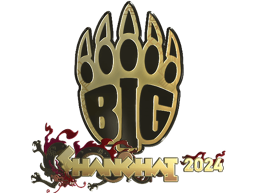 Sticker | BIG (Gold) | Shanghai 2024 (Sticker | BIG (Gold) | Shanghai 2024)