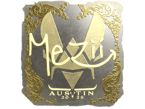 Sticker | mezii (Gold) | Austin 2025 (Sticker | mezii (Gold) | Austin 2025)