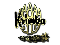 Sticker | Krimbo (Gold) | Antwerp 2022 (Sticker | Krimbo (Gold) | Antwerp 2022)