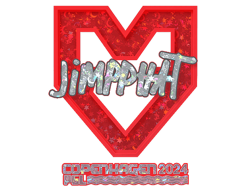 Sticker | Jimpphat (Glitter) | Copenhagen 2024 (Sticker | Jimpphat (Glitter) | Copenhagen 2024)