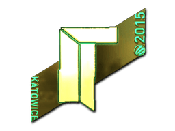 Sticker | Titan (Gold) | Katowice 2015 (Sticker | Titan (Gold) | Katowice 2015)