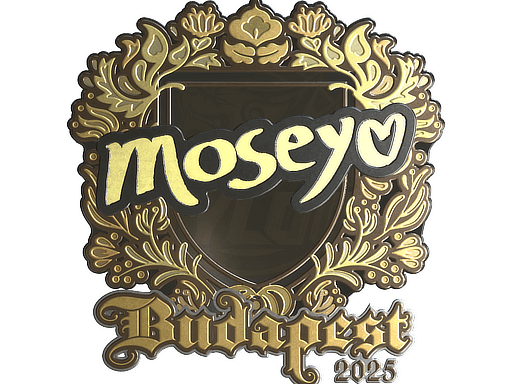 Sticker | Moseyuh (Gold) | Budapest 2025 (Sticker | Moseyuh (Gold) | Budapest 2025)