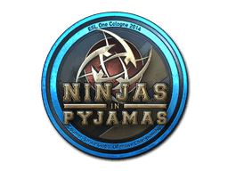 Sticker | Ninjas in Pyjamas (Foil) | Cologne 2014 (Sticker | Ninjas in Pyjamas (Foil) | Cologne 2014)