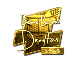 Sticker | DeadFox (Gold) | Atlanta 2017 (Sticker | DeadFox (Gold) | Atlanta 2017)