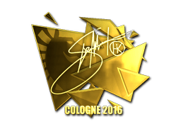 Sticker | Hiko (Gold) | Cologne 2016 (Sticker | Hiko (Gold) | Cologne 2016)