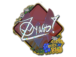Sticker | ZywOo (Glitter) | Rio 2022 (Sticker | ZywOo (Glitter) | Rio 2022)
