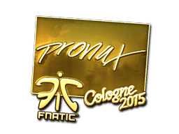 Sticker | pronax (Gold) | Cologne 2015 (Sticker | pronax (Gold) | Cologne 2015)