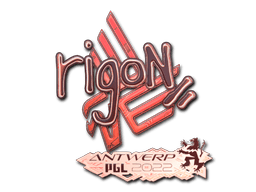 Sticker | rigoN (Holo) | Antwerp 2022 (Sticker | rigoN (Holo) | Antwerp 2022)