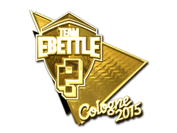 Sticker | Team eBettle (Gold) | Cologne 2015 (Sticker | Team eBettle (Gold) | Cologne 2015)