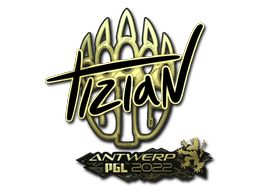 Sticker | tiziaN (Gold) | Antwerp 2022 (Sticker | tiziaN (Gold) | Antwerp 2022)