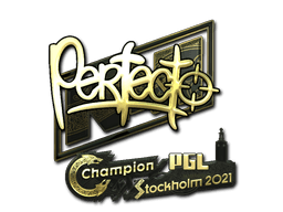 Sticker | Perfecto (Gold) | Stockholm 2021 (Sticker | Perfecto (Gold) | Stockholm 2021)