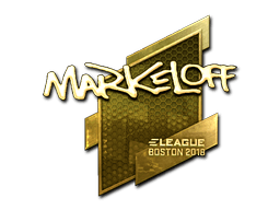 Sticker | markeloff (Gold) | Boston 2018 (Sticker | markeloff (Gold) | Boston 2018)