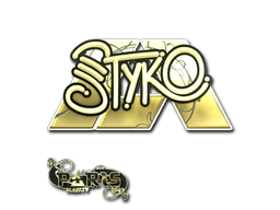 Sticker | STYKO (Gold) | Paris 2023 (Sticker | STYKO (Gold) | Paris 2023)