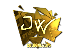 Sticker | JW (Gold) | Cologne 2016 (Sticker | JW (Gold) | Cologne 2016)