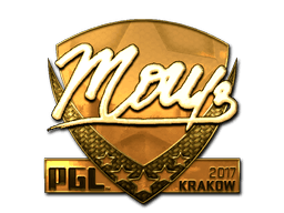 Sticker | mou (Gold) | Krakow 2017 (Sticker | mou (Gold) | Krakow 2017)