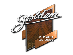 Sticker | Golden | Boston 2018 (Sticker | Golden | Boston 2018)