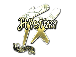 Sticker | History (Gold) | Paris 2023 (Sticker | History (Gold) | Paris 2023)