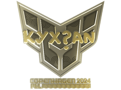 Sticker | kyxsan (Gold) | Copenhagen 2024 (Sticker | kyxsan (Gold) | Copenhagen 2024)