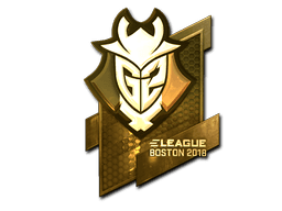 Sticker | G2 Esports (Gold) | Boston 2018 (Sticker | G2 Esports (Gold) | Boston 2018)