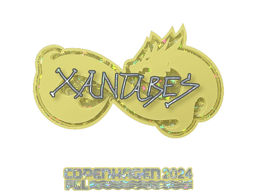 Sticker | XANTARES (Glitter) | Copenhagen 2024 (Sticker | XANTARES (Glitter) | Copenhagen 2024)