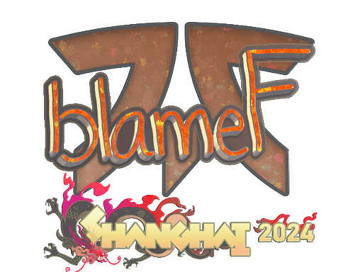 Sticker | blameF (Glitter) | Shanghai 2024 (Sticker | blameF (Glitter) | Shanghai 2024)