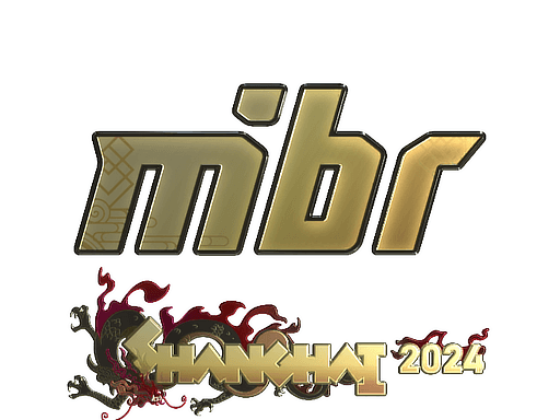 Sticker | MIBR (Gold) | Shanghai 2024 (Sticker | MIBR (Gold) | Shanghai 2024)