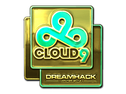Sticker | Cloud9 (Gold) | DreamHack 2014 (Sticker | Cloud9 (Gold) | DreamHack 2014)