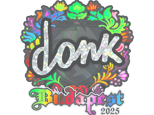 Sticker | donk (Holo) | Budapest 2025 (Sticker | donk (Holo) | Budapest 2025)