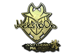 Sticker | Aleksib (Gold) | Antwerp 2022 (Sticker | Aleksib (Gold) | Antwerp 2022)