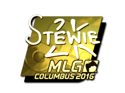 Sticker | Stewie2K (Gold) | MLG Columbus 2016 (Sticker | Stewie2K (Gold) | MLG Columbus 2016)