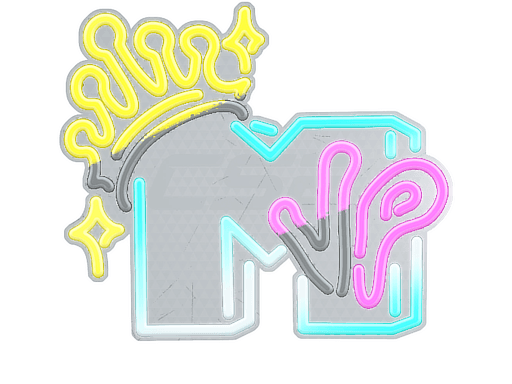 Sticker | Neon MVP (Lenticular) (Sticker | Neon MVP (Lenticular))